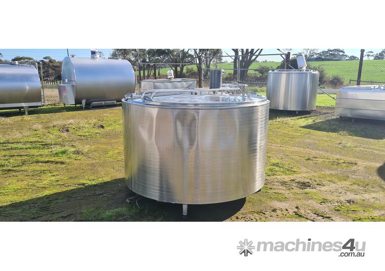 caption 2320lt STAINLESS STEEL TANK, MILK VAT